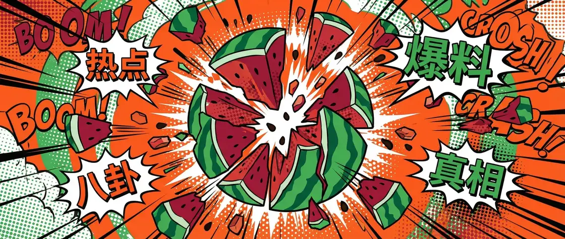 诱惑湿身代言 今日头瓜爆炸漫画横幅
